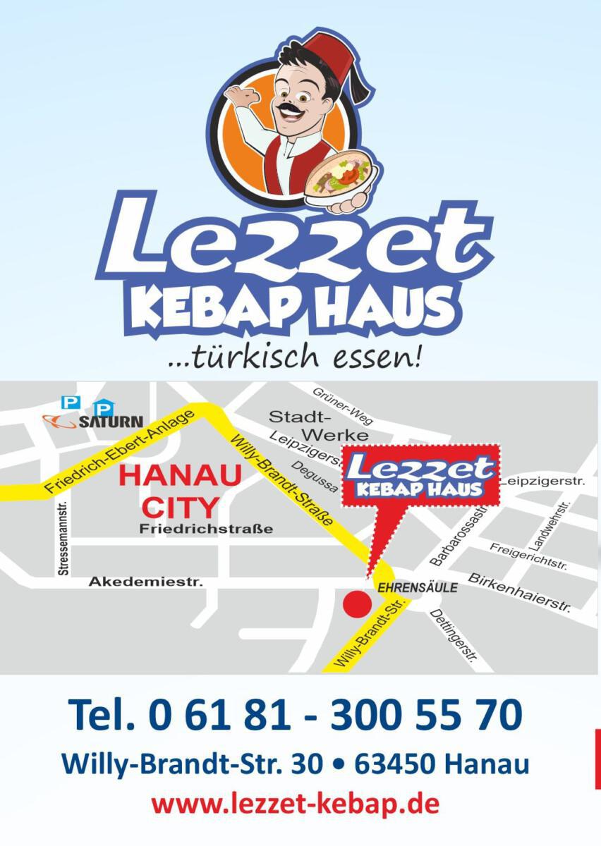 Speisekarte Lezzet Kebap Haus Hanau
