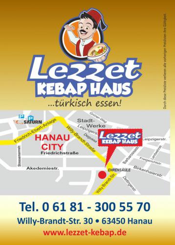 Speisekarte Lezzet Kebap Haus Hanau